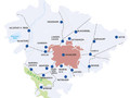 Kommunen der Region Hannover mit Verkehrswegen