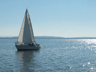 Segelboot auf dem Steinhuder Meer