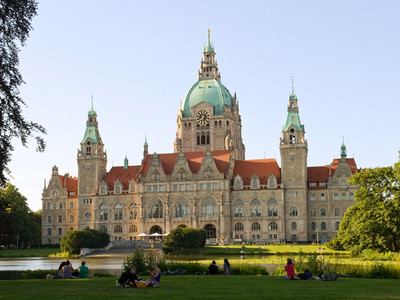 Neues Rathaus mit Maschsteich
