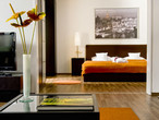 Ein Hotelzimmer