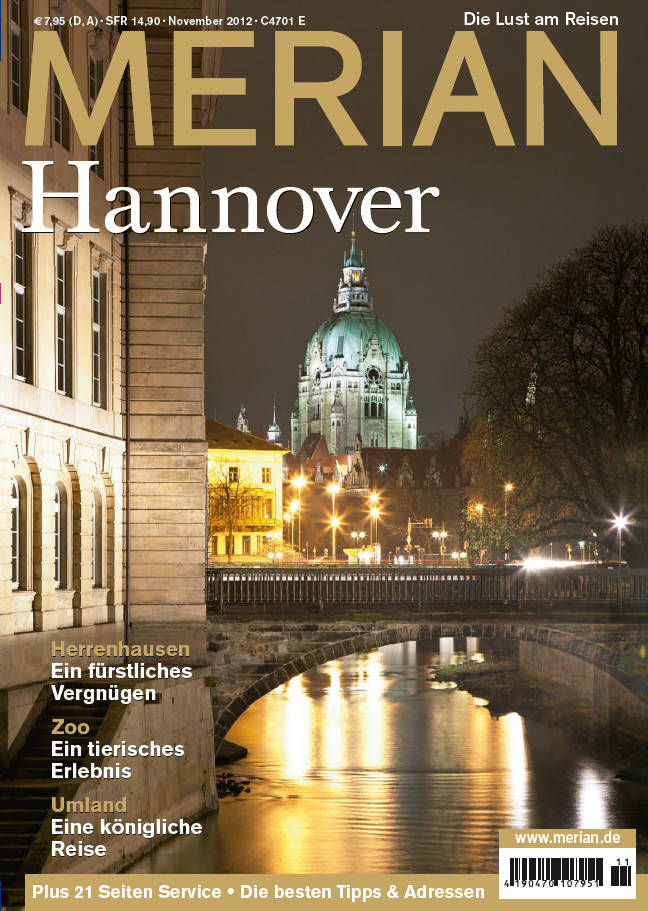 Die Titelseite der Hannover-Ausgabe von MERIAN