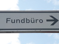 Hinweisschild zum Fundbüro