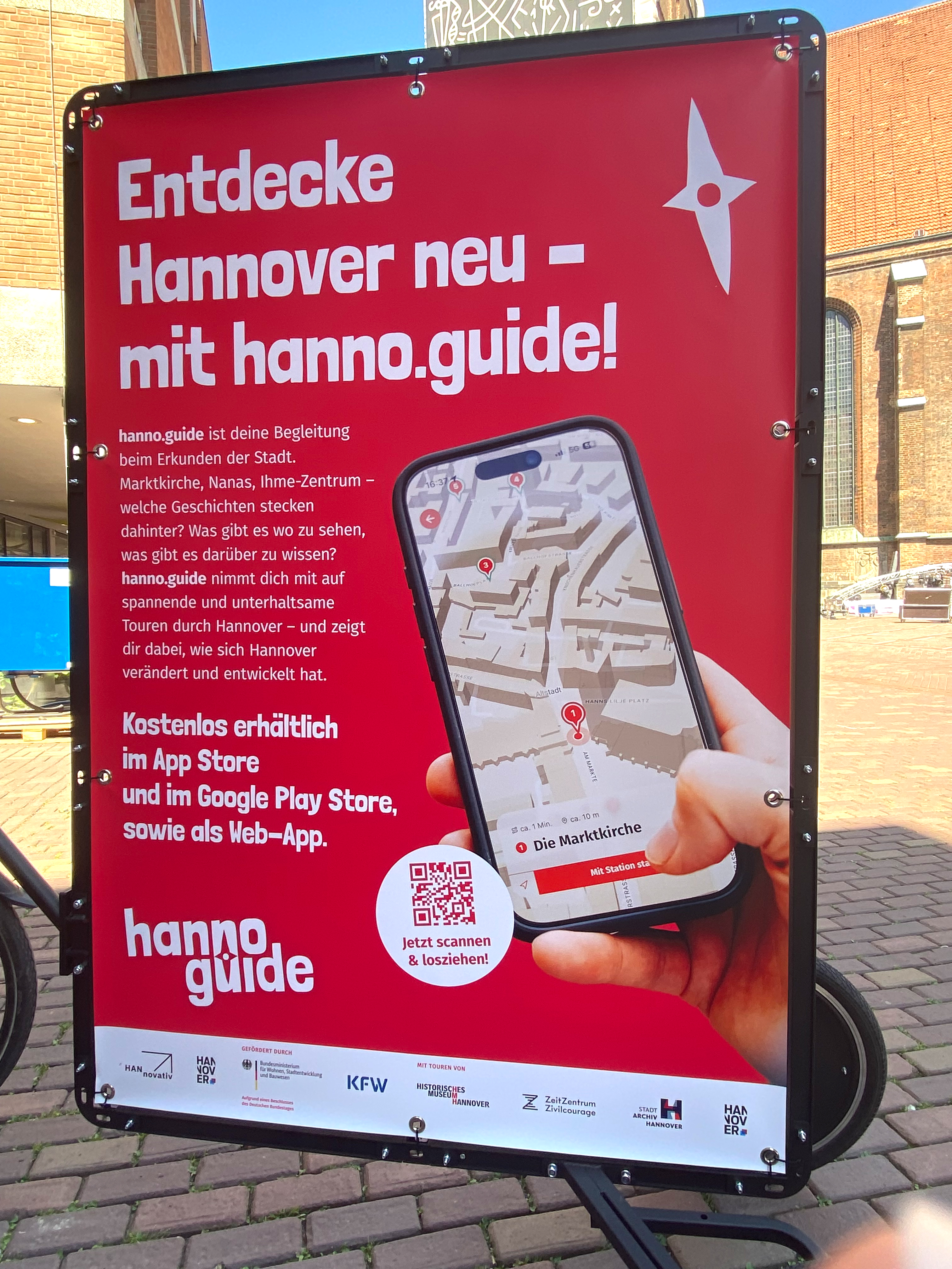 Hannover &bdquo;historisch.digital&ldquo; entdecken mit Hilfe einer neuen kostenlosen App