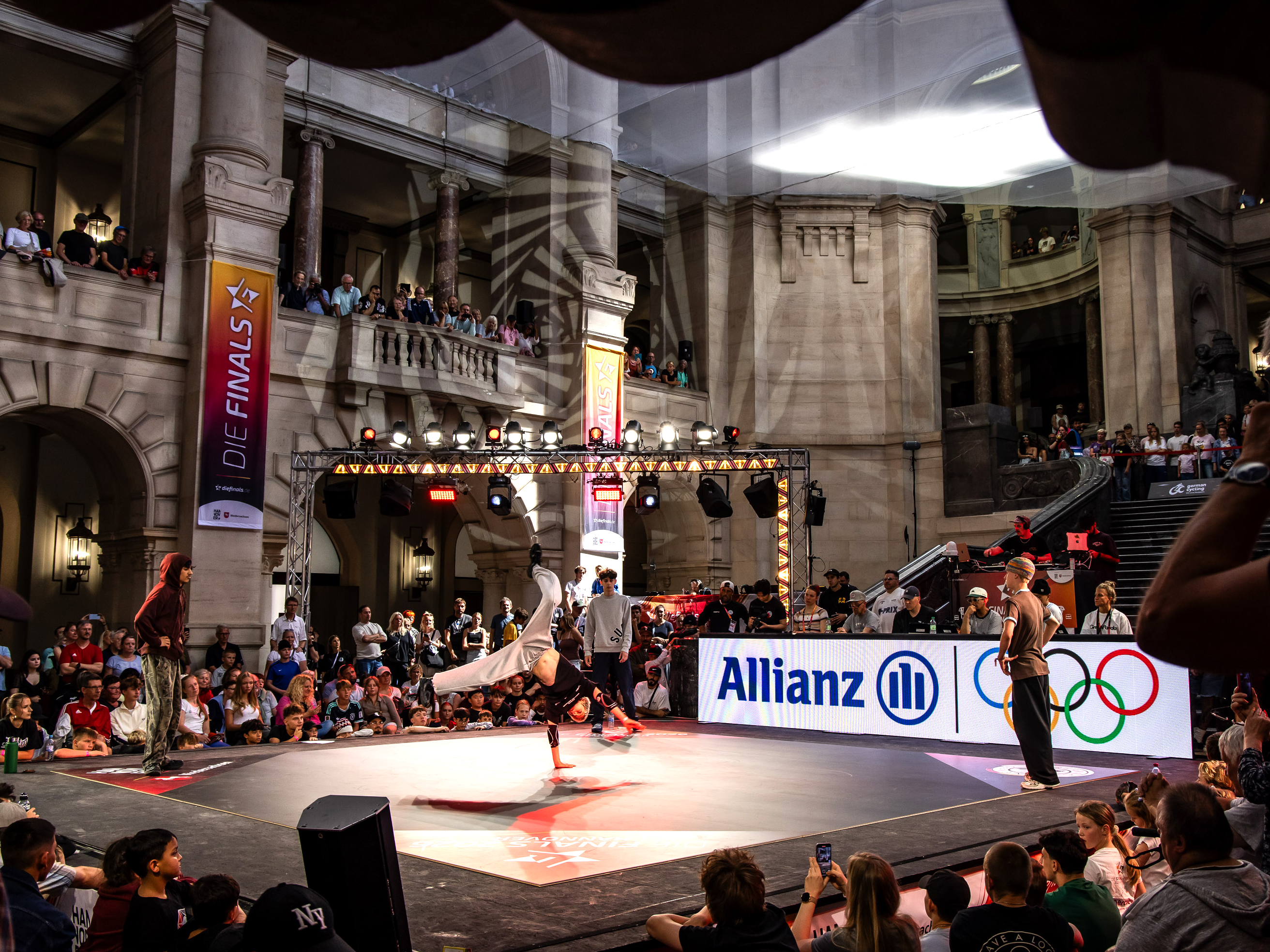 Breaking-Wettbewerb bei &bdquo;Die Finals&ldquo; 2026 im Neuen Rathaus Hannover.