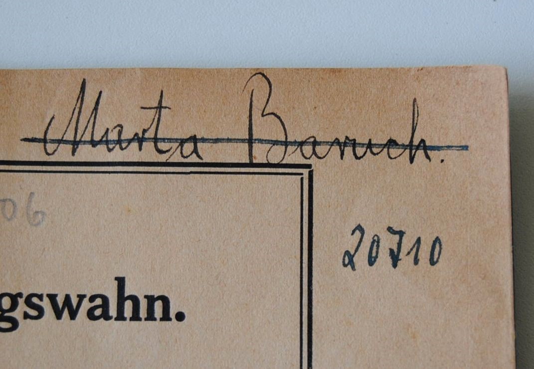 Autogramm Marta Baruch