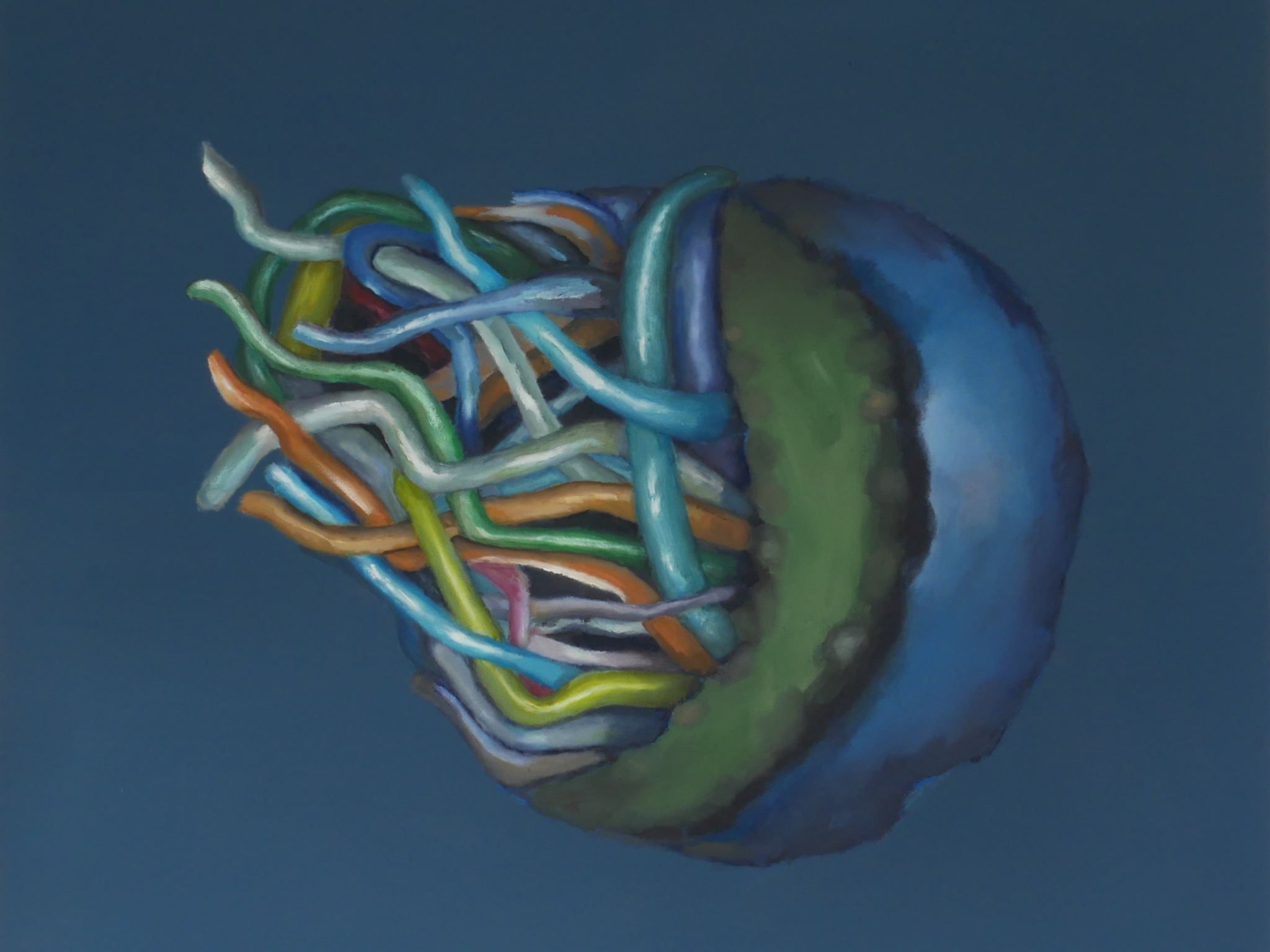 Blick auf ein Werk von Ursula Kr&auml;mer (Ausschnitt)