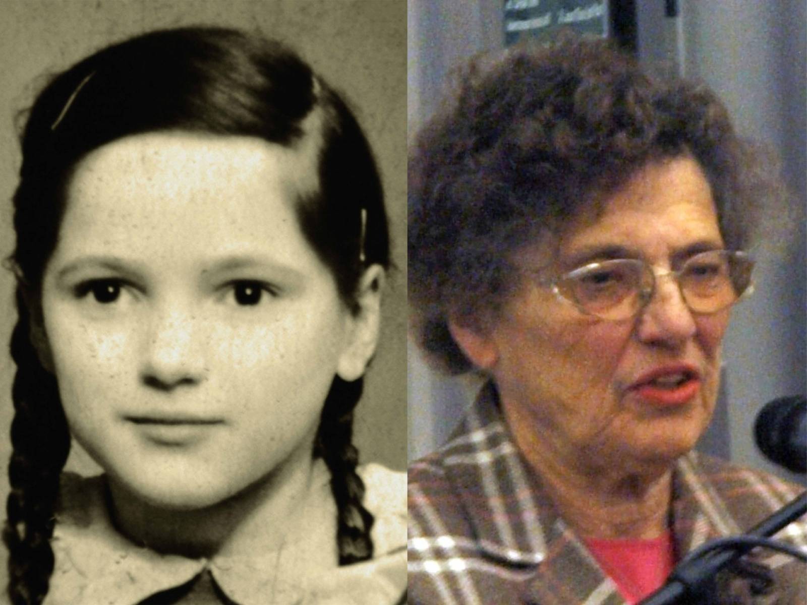 Links Ursula Blankenburg, 1939, rechts Dr. Ursula Beyrodt bei der Finissage der Ausstellung „Fremde Heimat“ im Jahr 2015