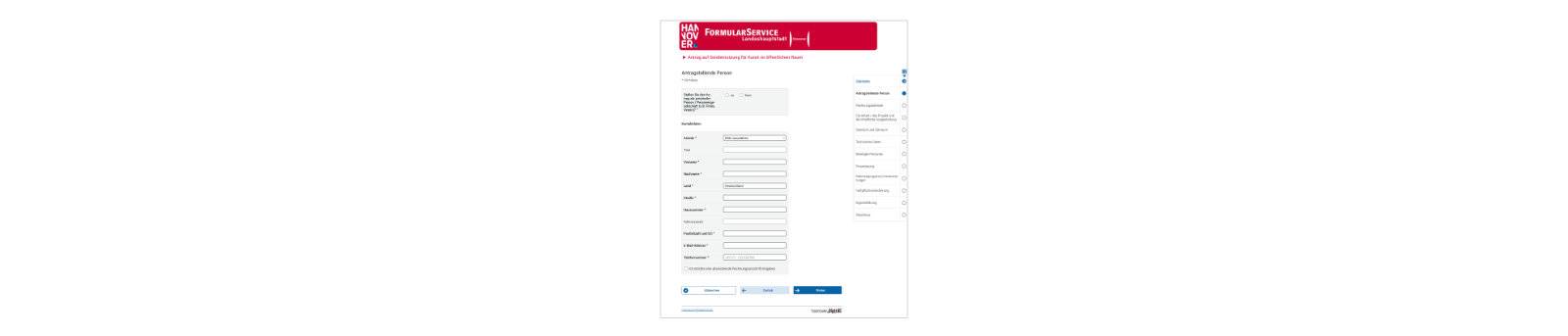 Antrag Sondernutzung Kunstwerken Inanspruchnahme &ouml;ffentlicher Fl&auml;che