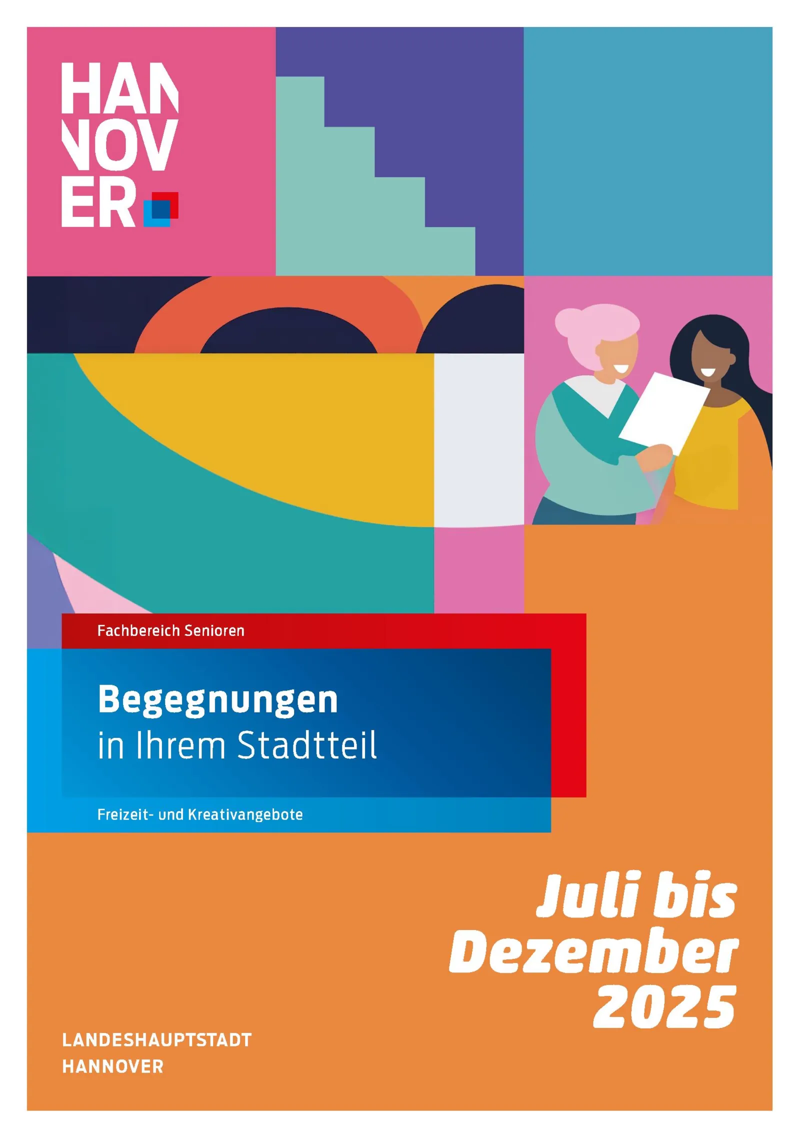 Das Programmheft "Begegnungen in Ihrem Stadtteil" für das 1. Halbjahr 2025 ist erschienen und steht hier zum Download bereit:
