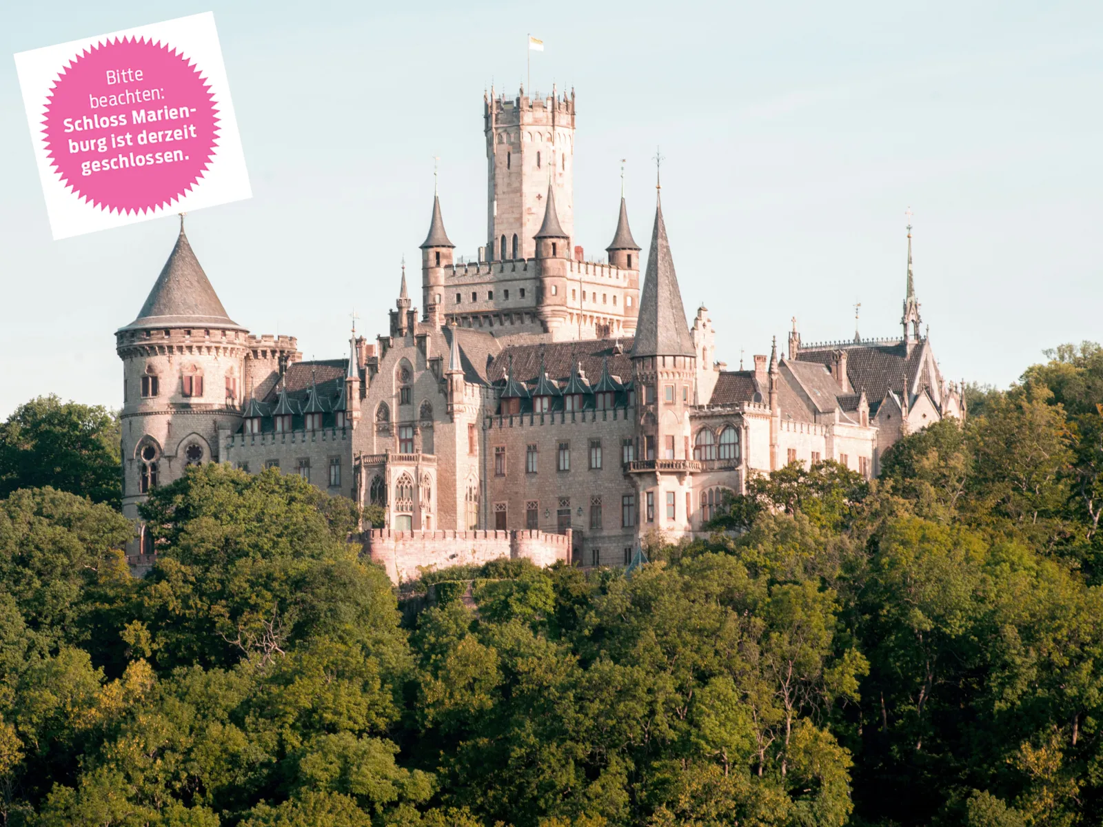 Das Schloss Marienburg ist eine Schlossanlage, die König Georg V. von Hannover von 1858 bis 1869 als Sommerresidenz, Jagdschloss und späteren Witwensitz erbauen ließ.