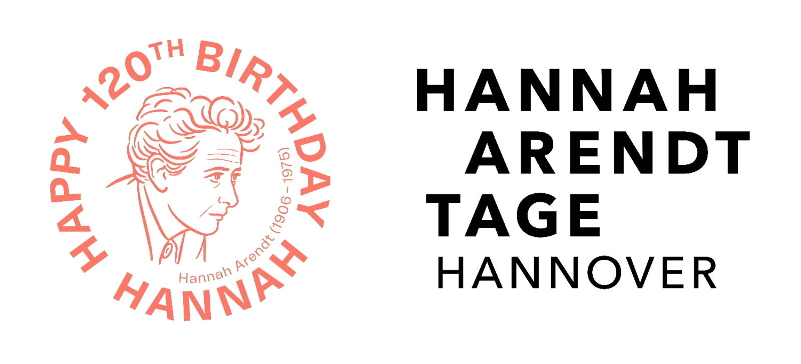Hannah Arendt Tage 2026 Logo Happy Birthday