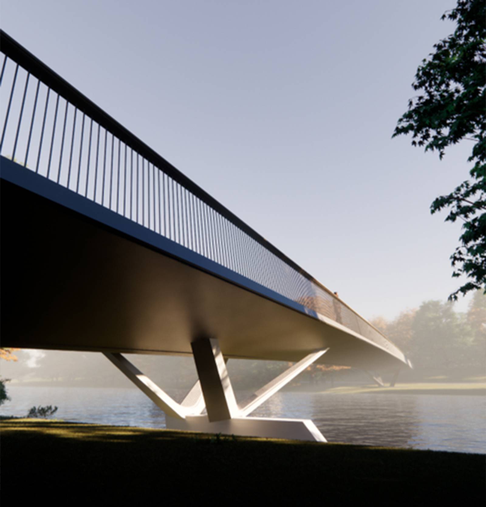Visualisierung einer Br&uuml;cke.