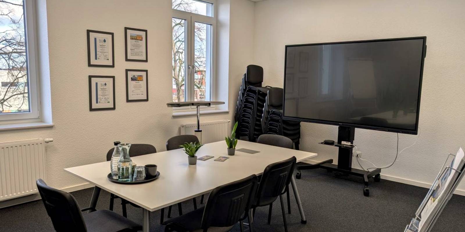 Blick in einen Besprechungsraum