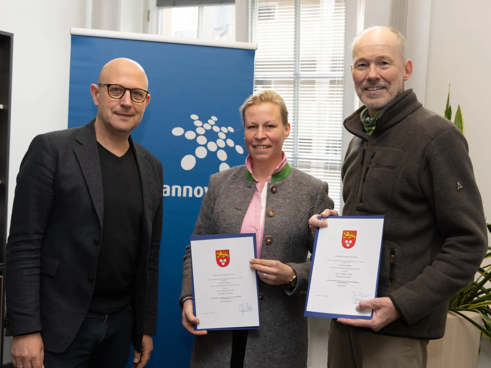 Umweltdezernent Jens Palandt, Anika Oppermann, Bodo Langguth