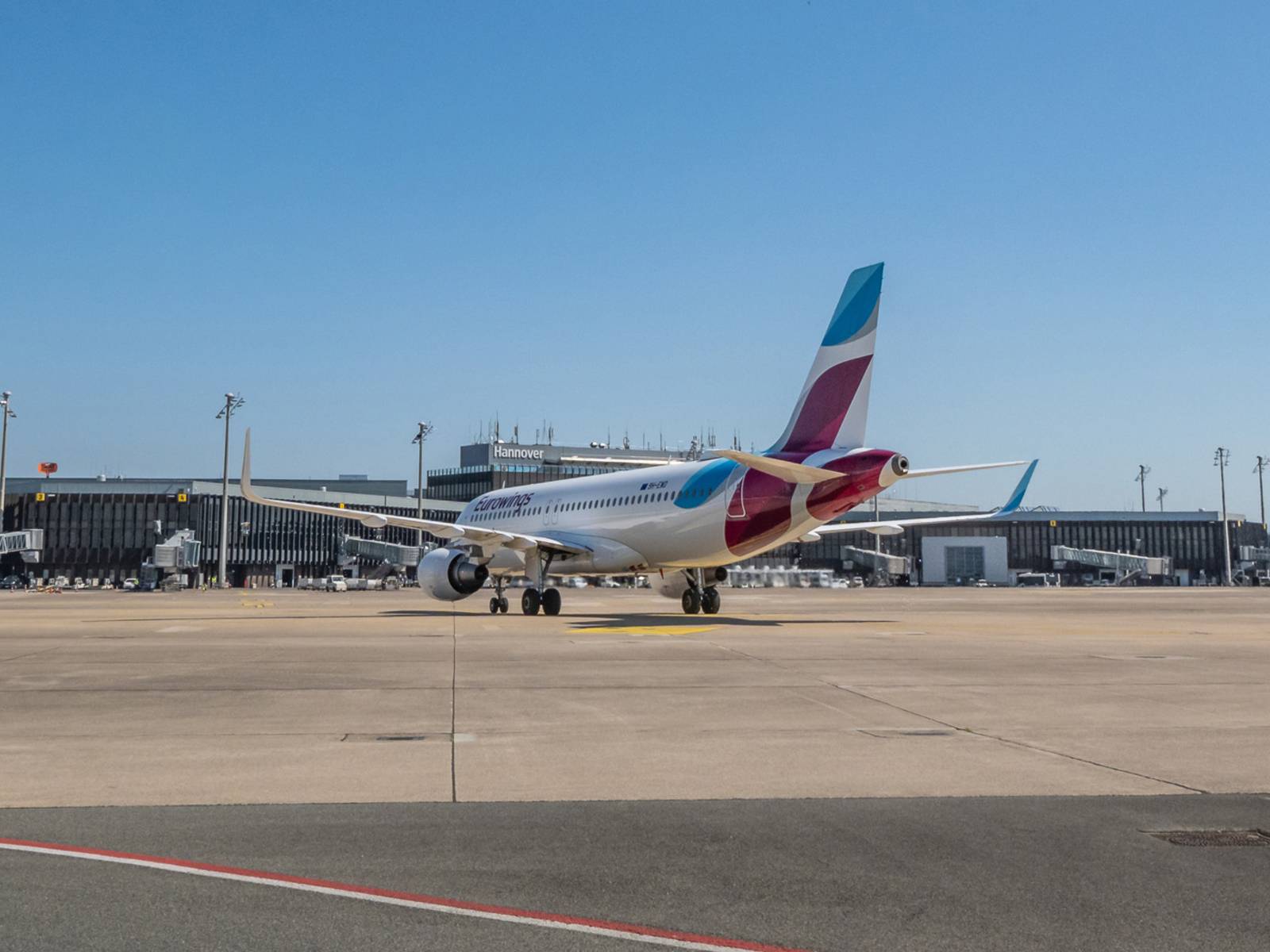 Passagierflugzeug von Eurowings