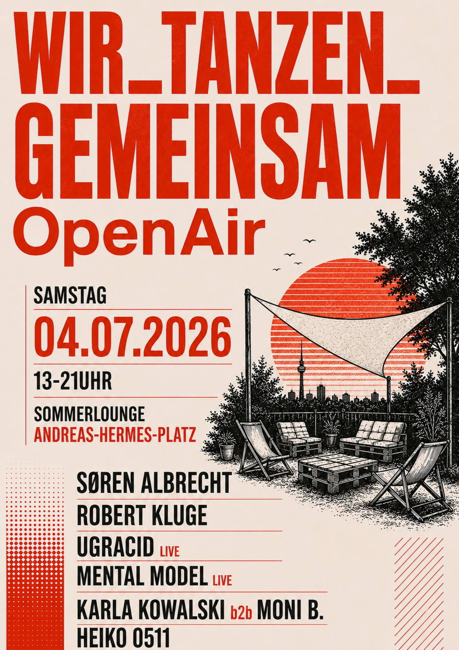 WIR TANZEN GEMEINSAM - Flyer