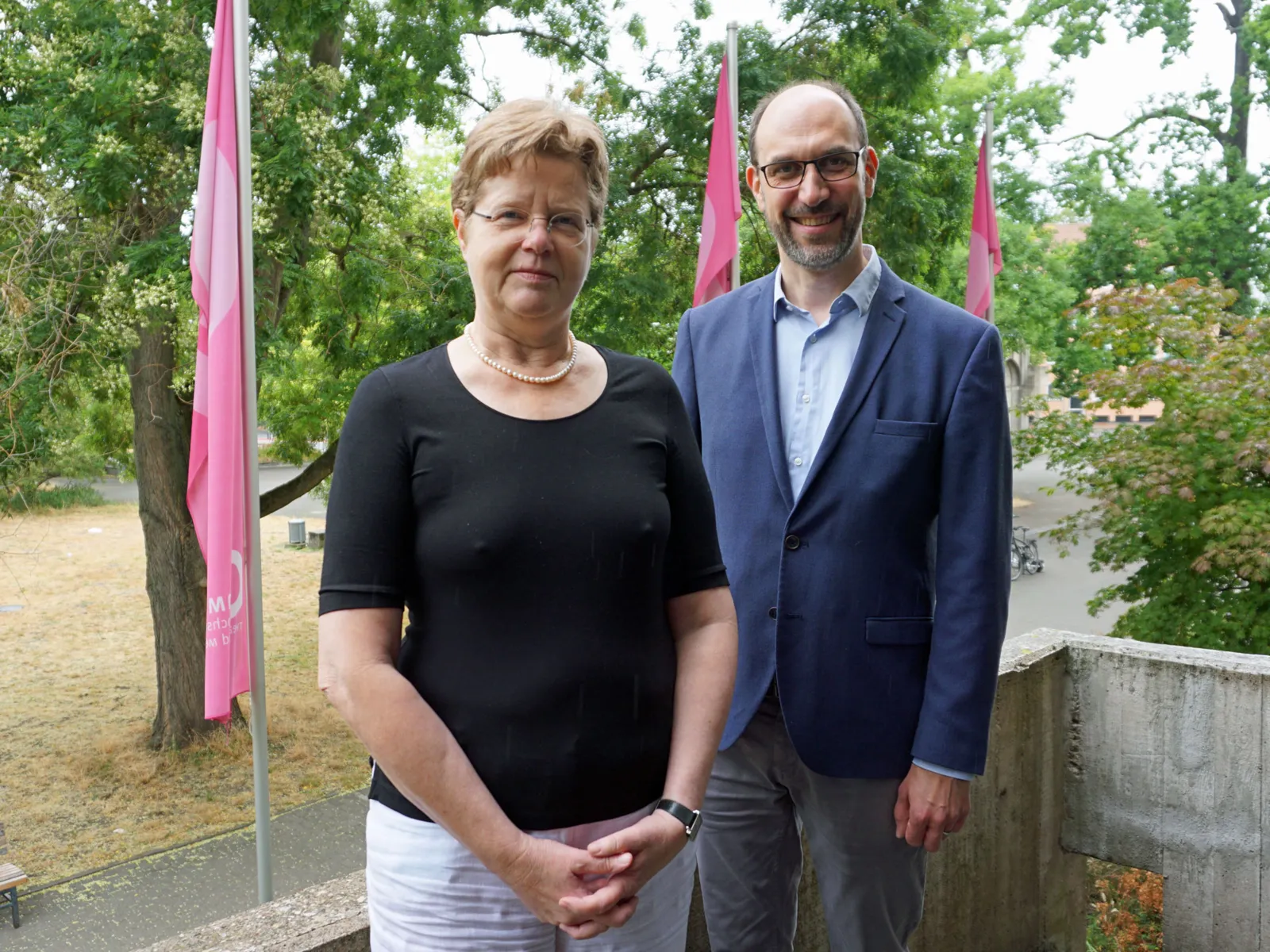 Eine Frau und ein Mann