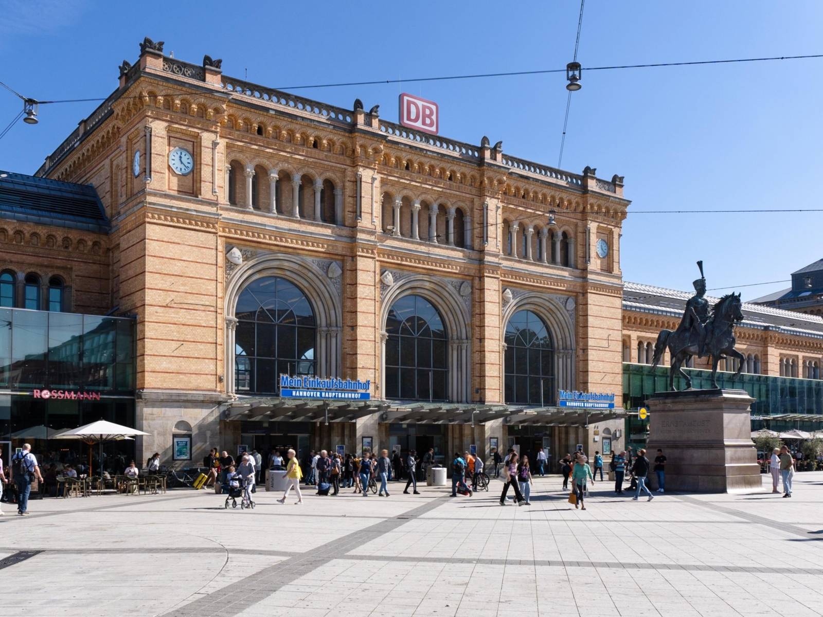 Der Hauptbahnhof Hannover.