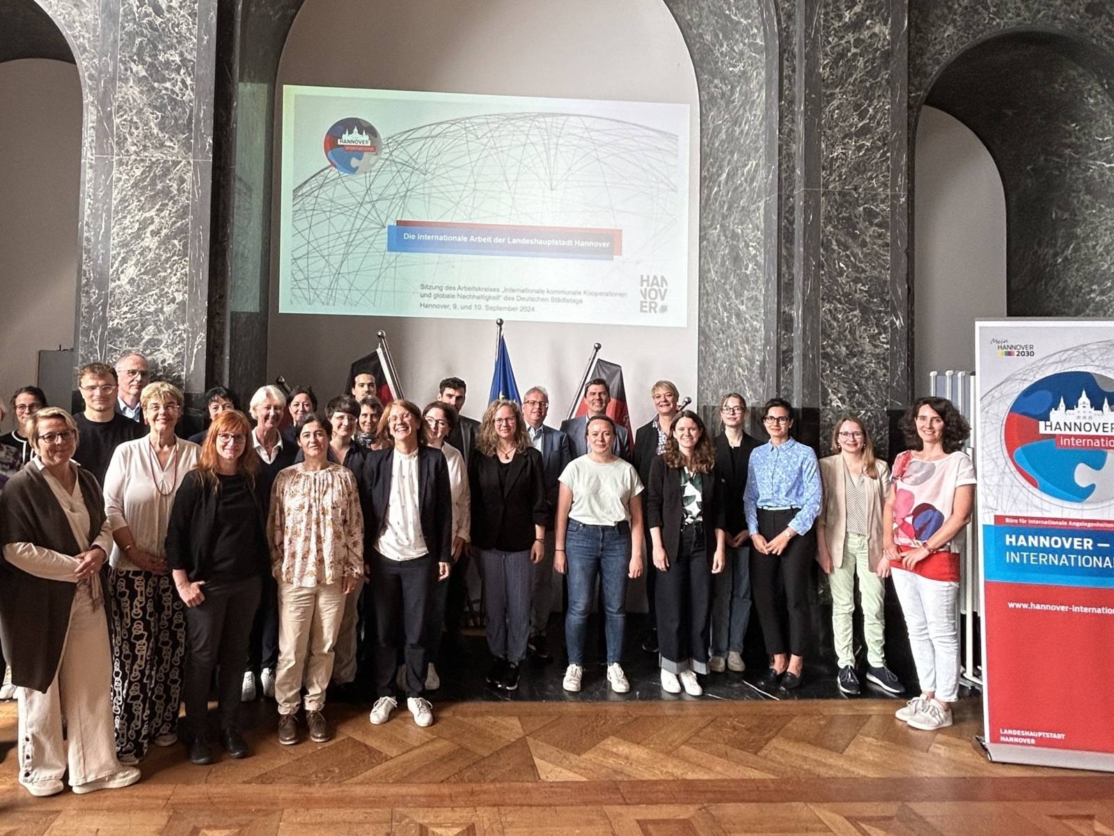 Der Arbeitskreis internationale kommunale Kooperationen und globale Nachhaltigkeit tagt in Hannover