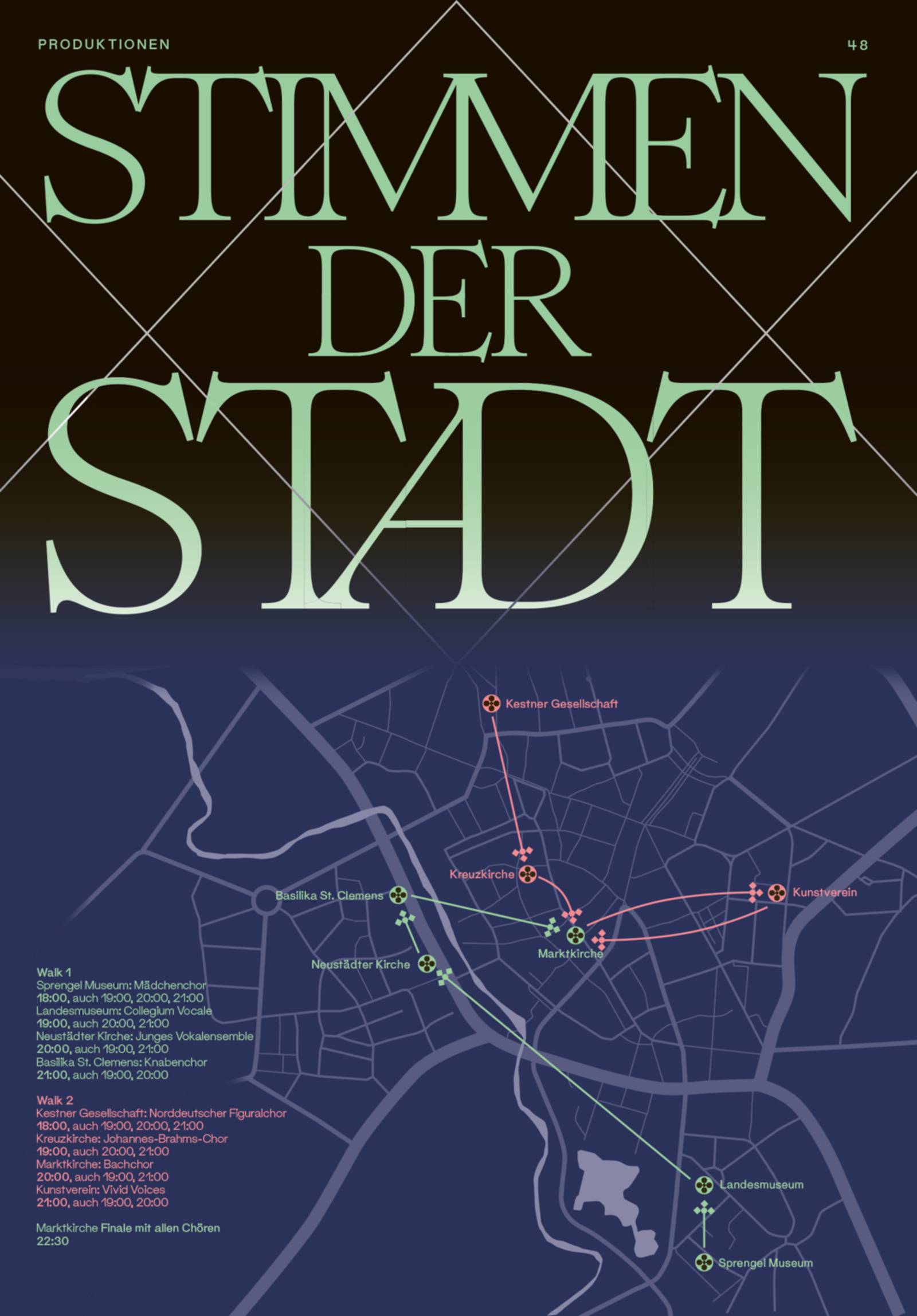 Wandelkonzerte: Stimmen der Stadt