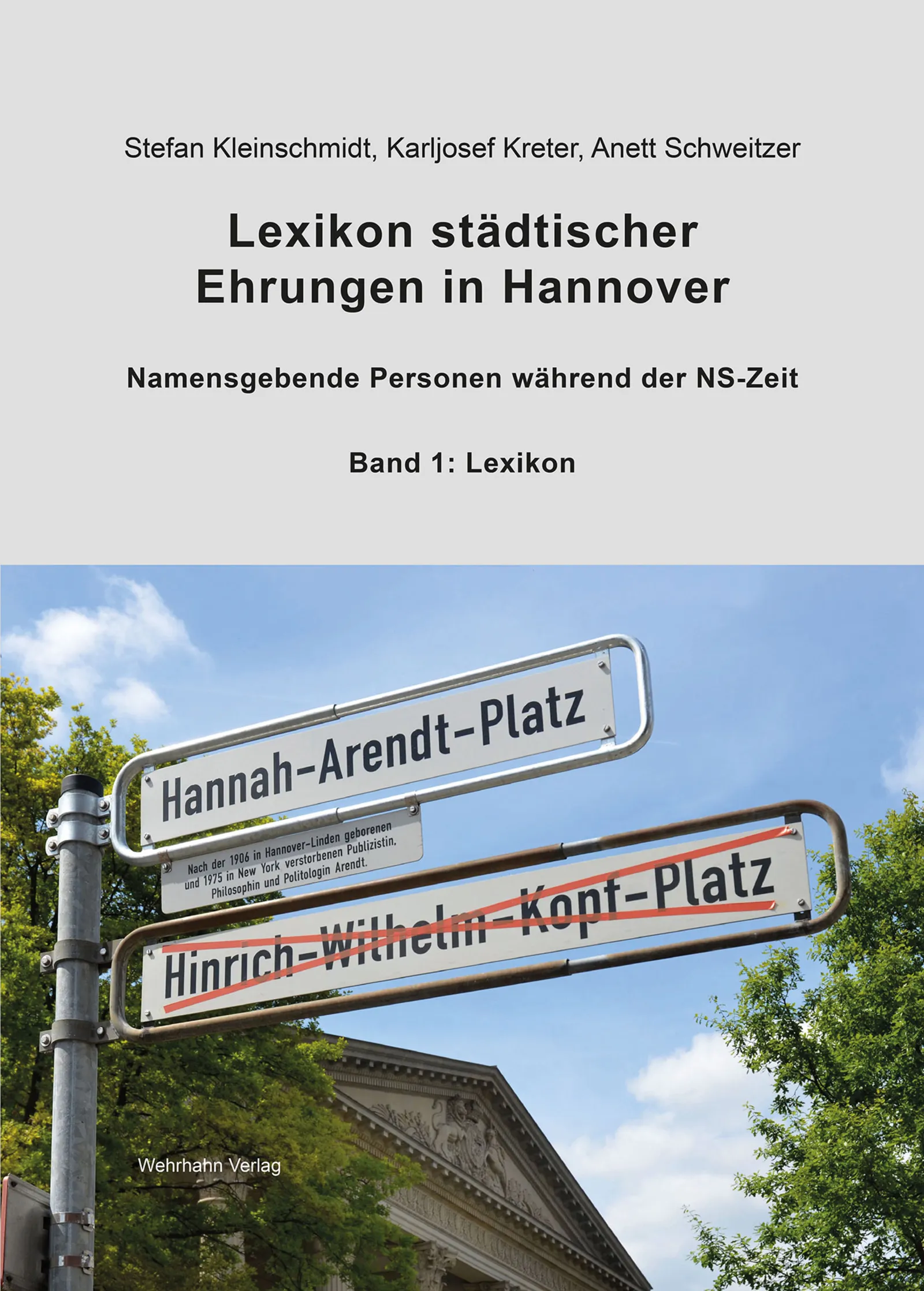 Buchcover "Lexikon st&auml;dtischer Ehrungen in Hannover", erschienen 2025