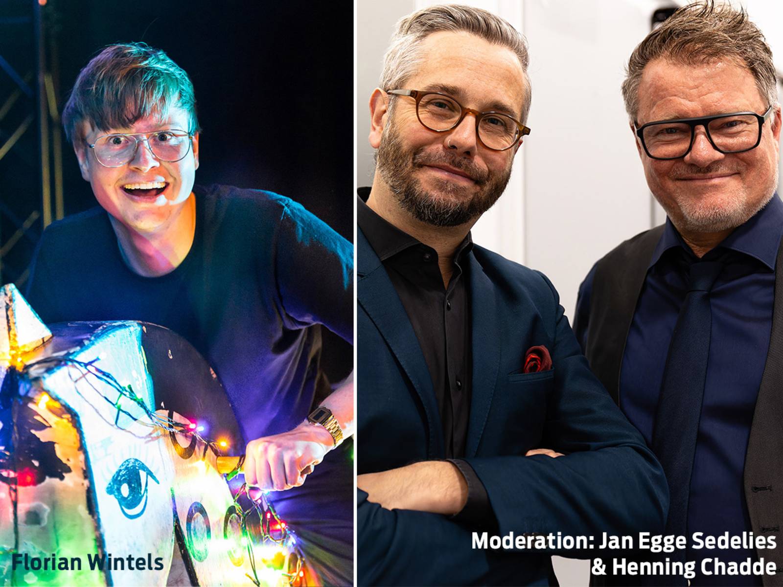 Floran Wintels, Jan Egge Sedelies und Henning Chadde