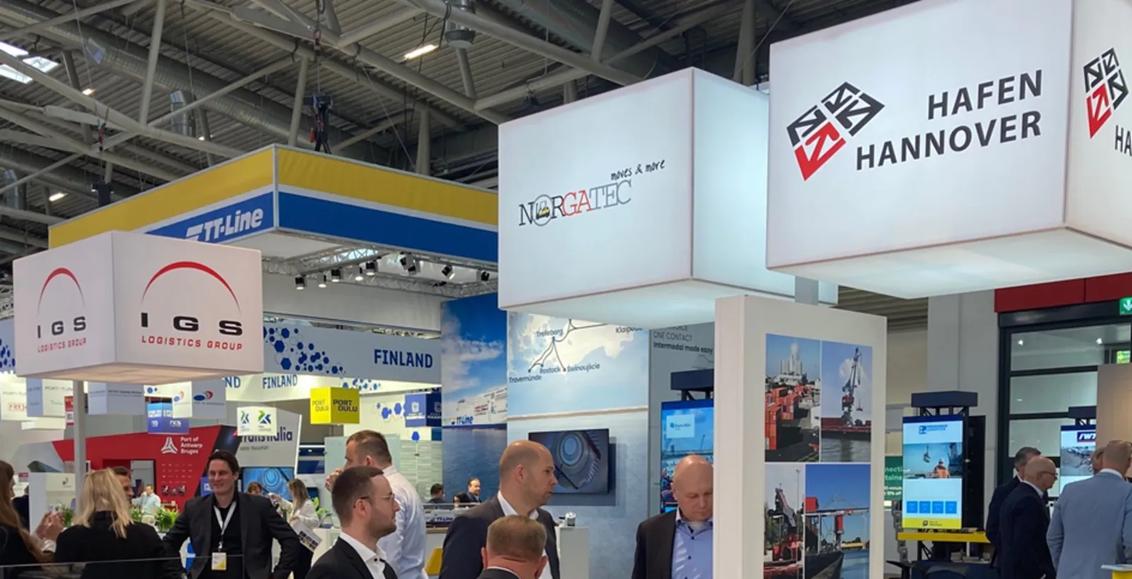Messestand auf der Transport logistic in München 2023