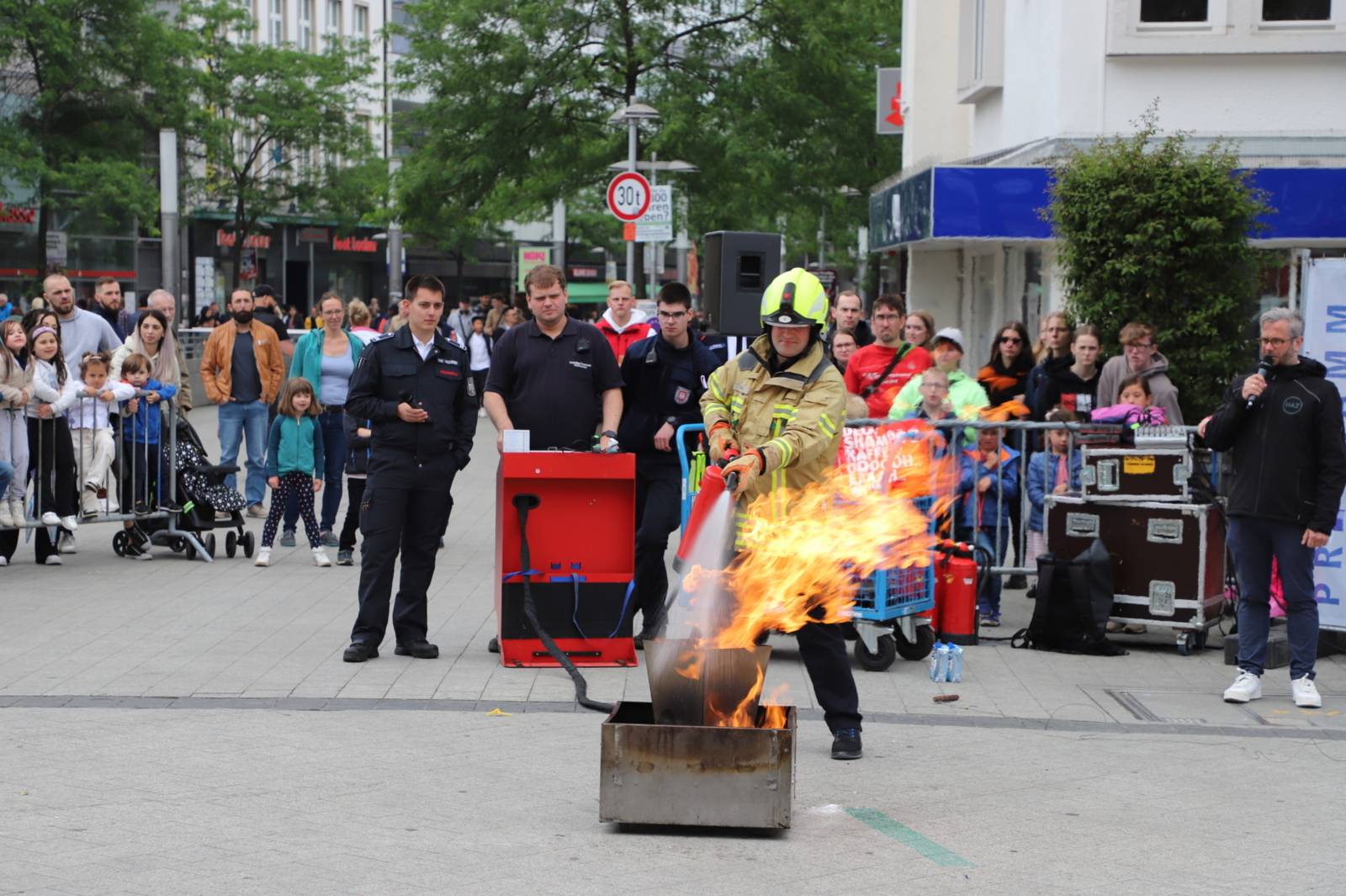 Feuerlöschübung