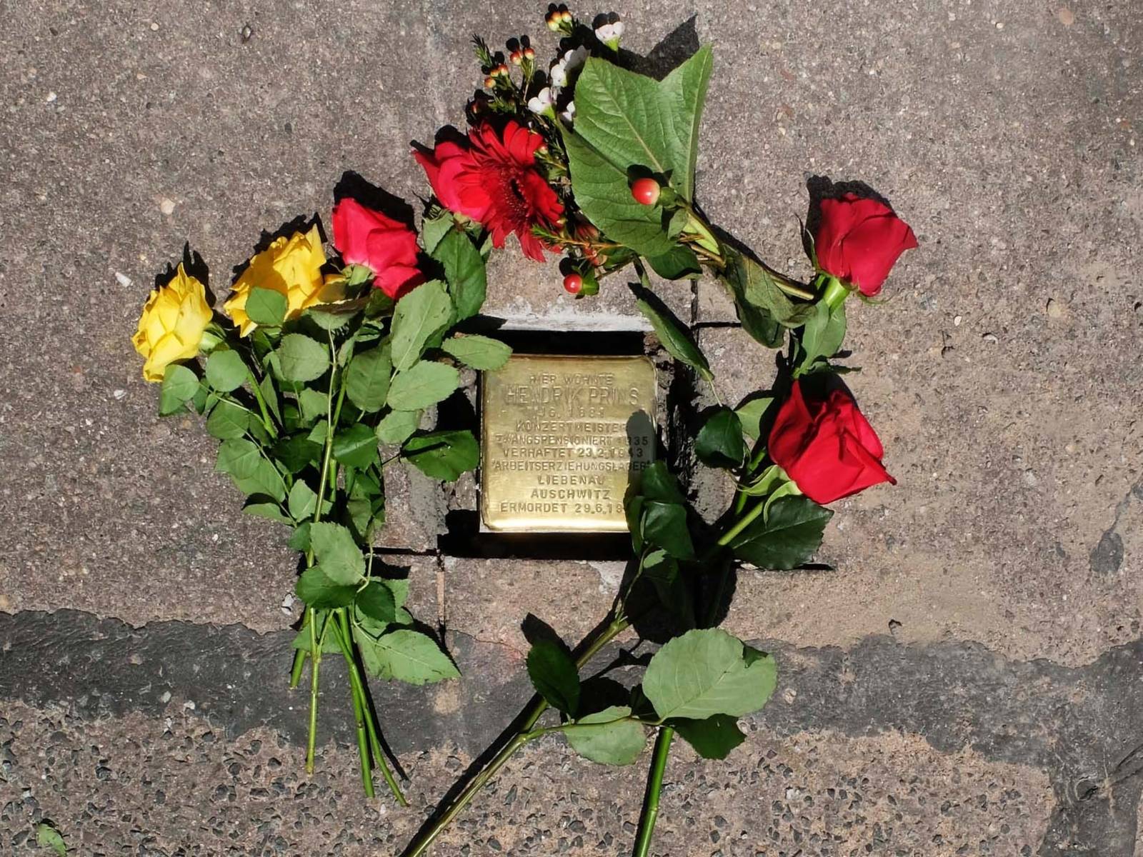 Stolperstein f&uuml;r Hendrik Prins, Stolzestra&szlig;e 52
