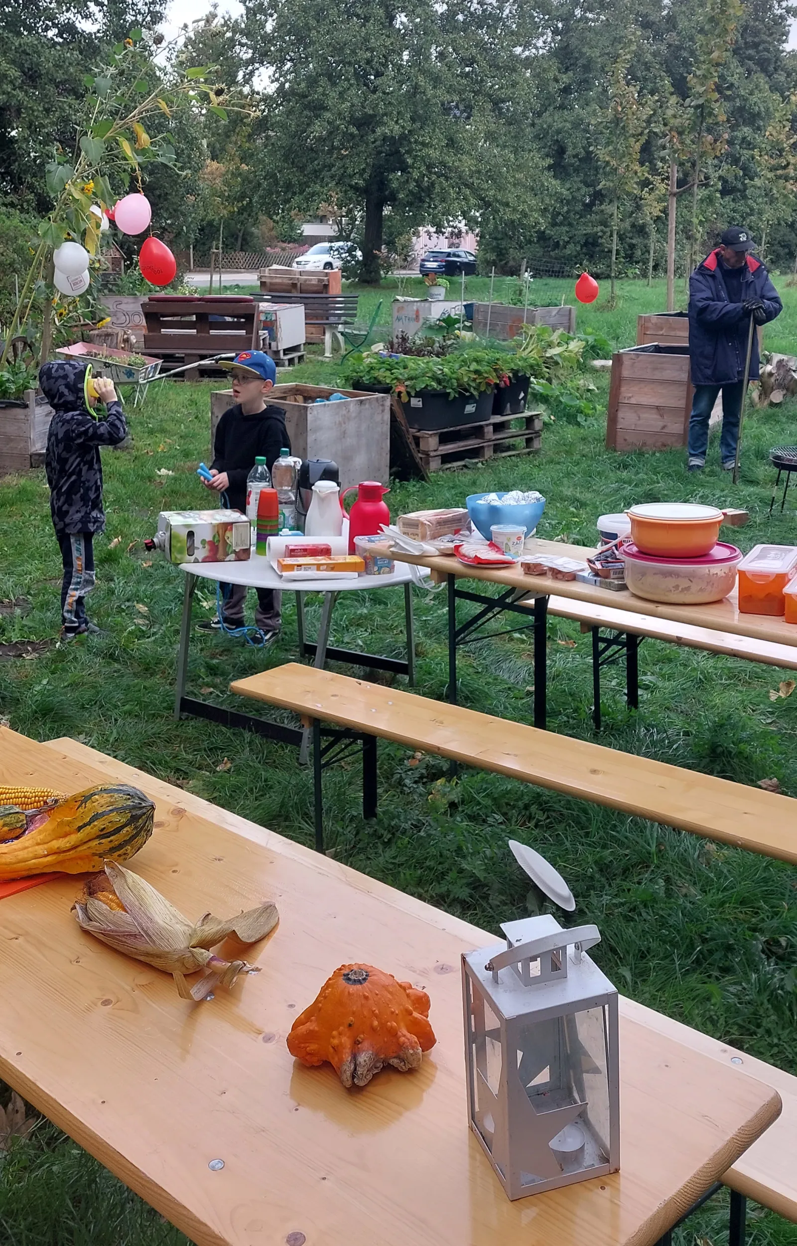 Herbstliche Tischdekoration