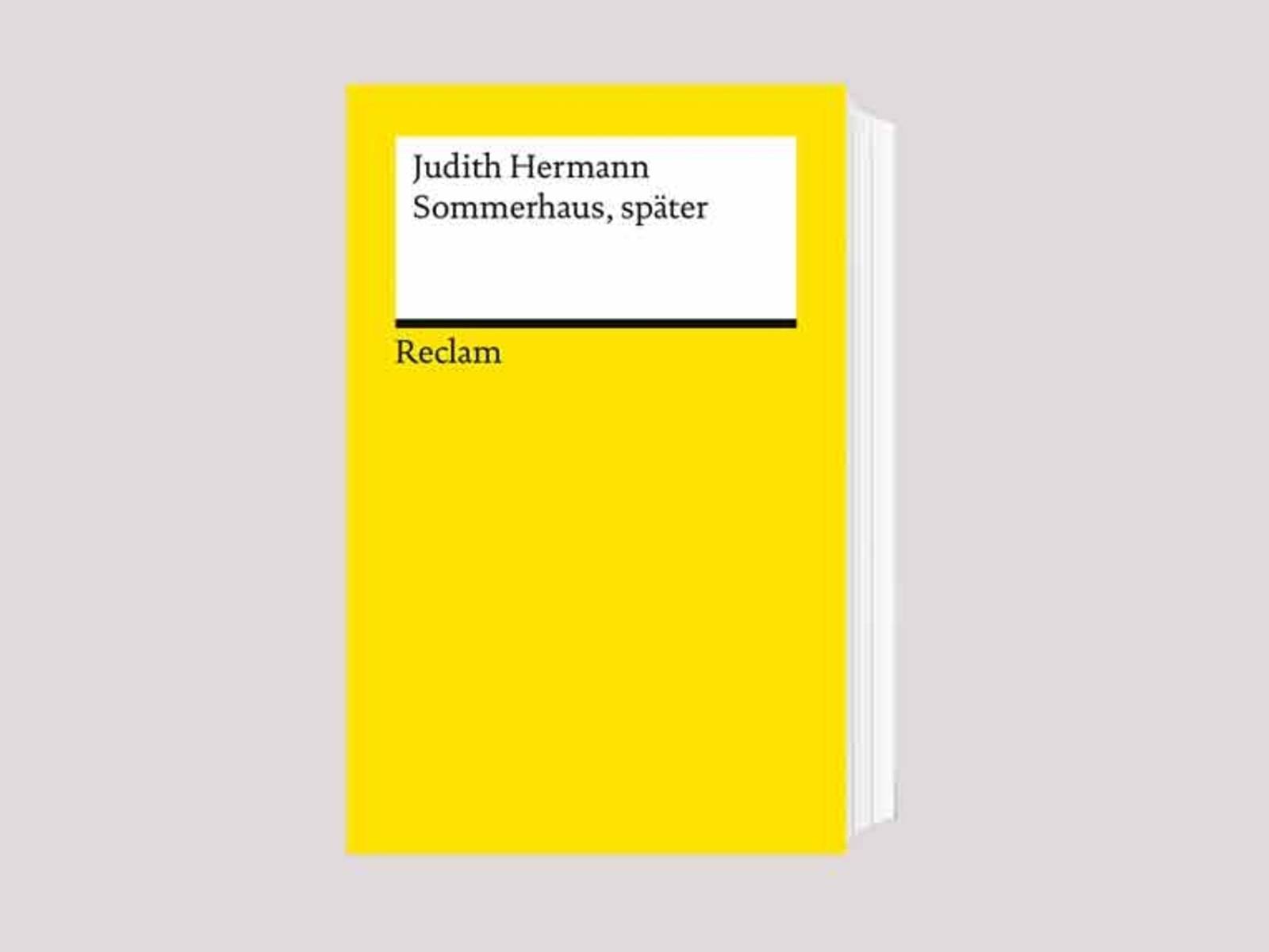 Das Cover zum Reclam-Band „Sommerhaus, später“ von Judith Hermann