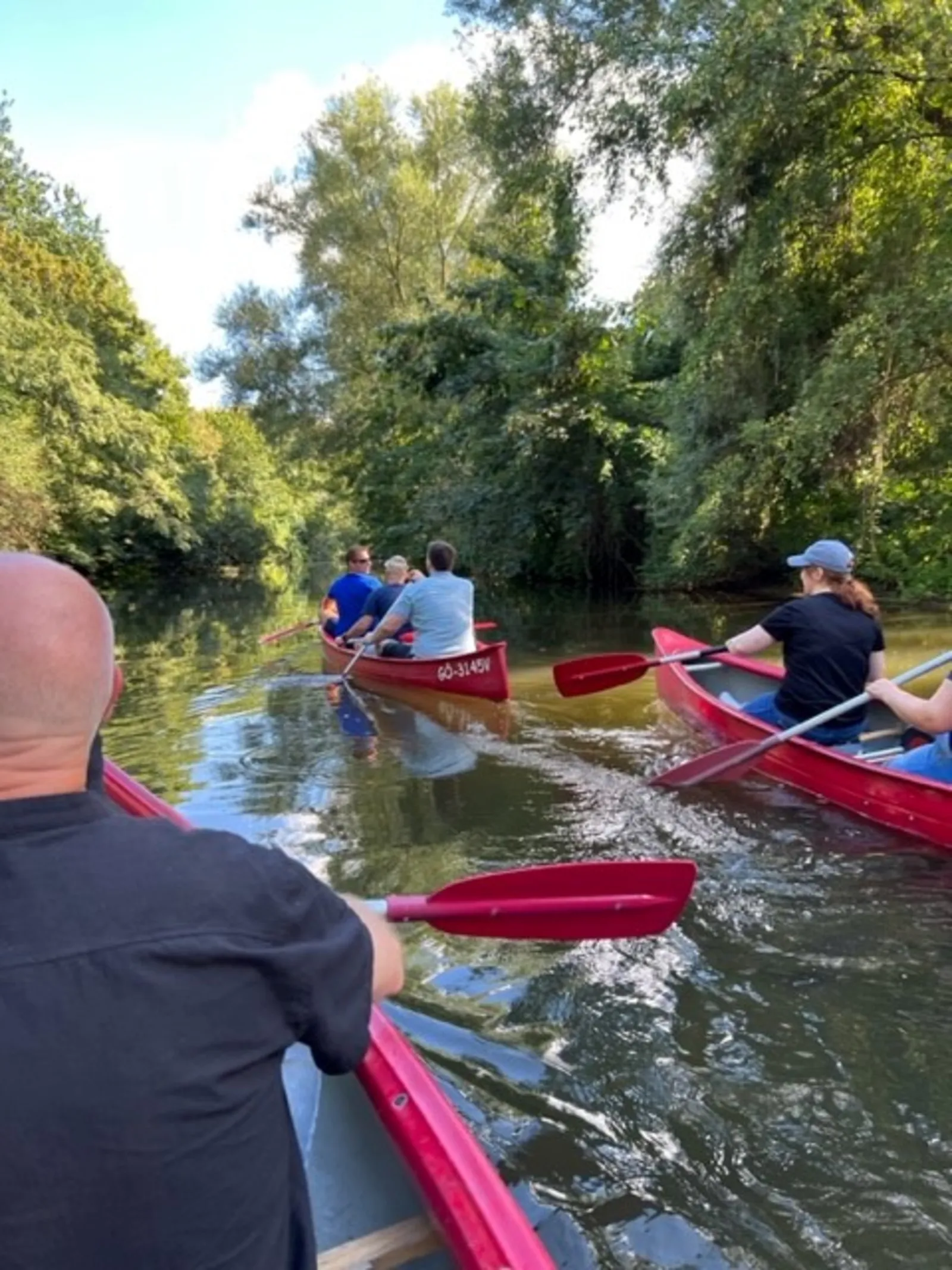 Teambuilding Kanufahrt