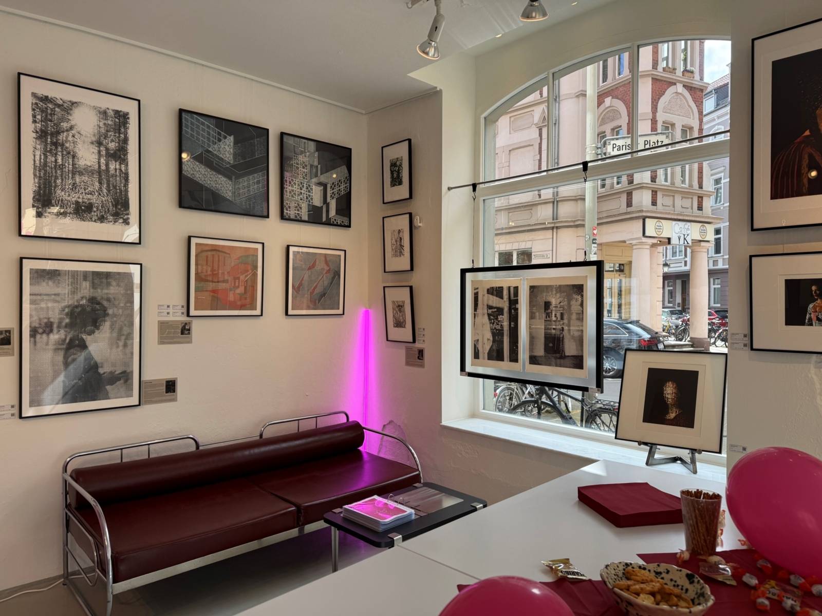 Blick in das Studio Sonsu in Hannover