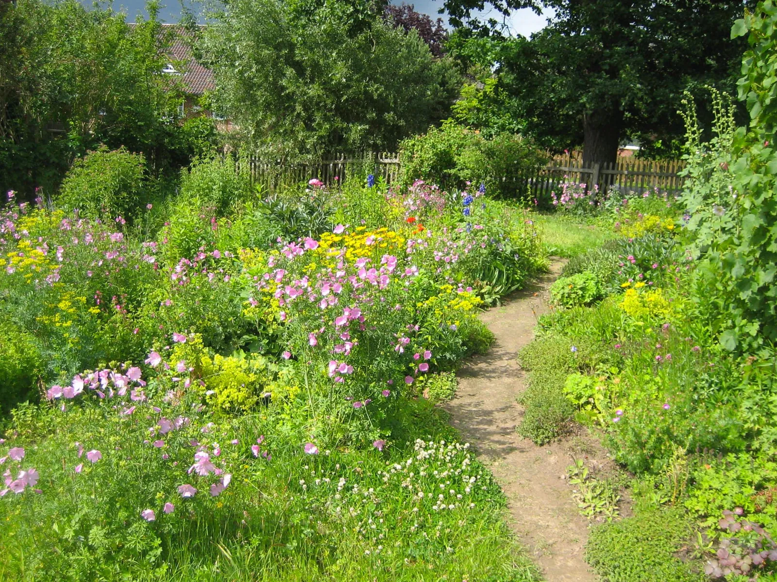 Ein bunter Garten.