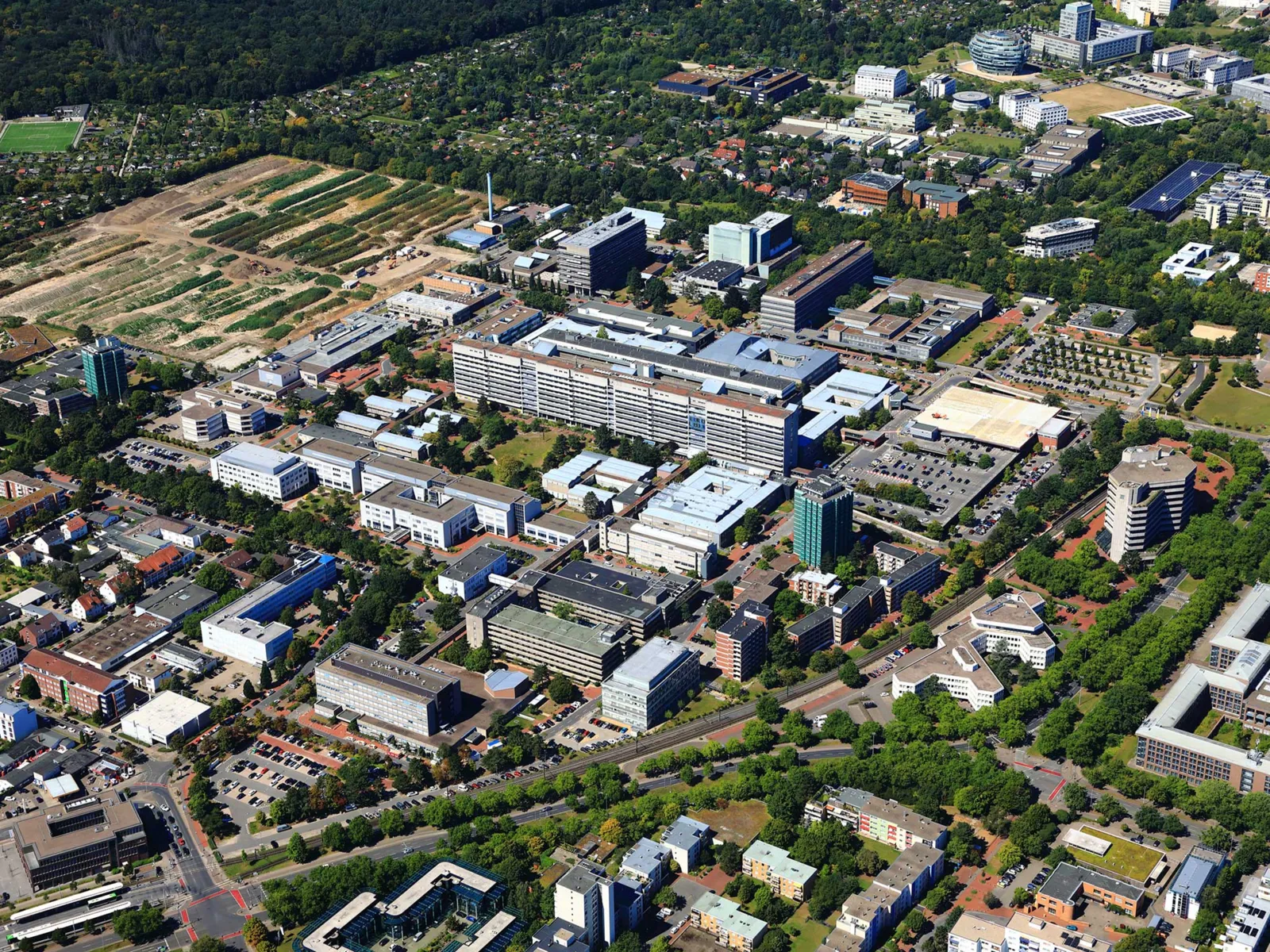 Luftaufnahme einer Stadt