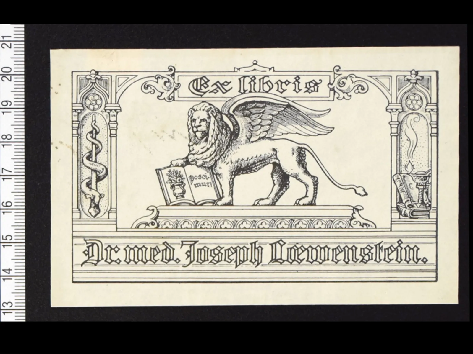 Ex Libris Dr. med. Joseph Loewenstein