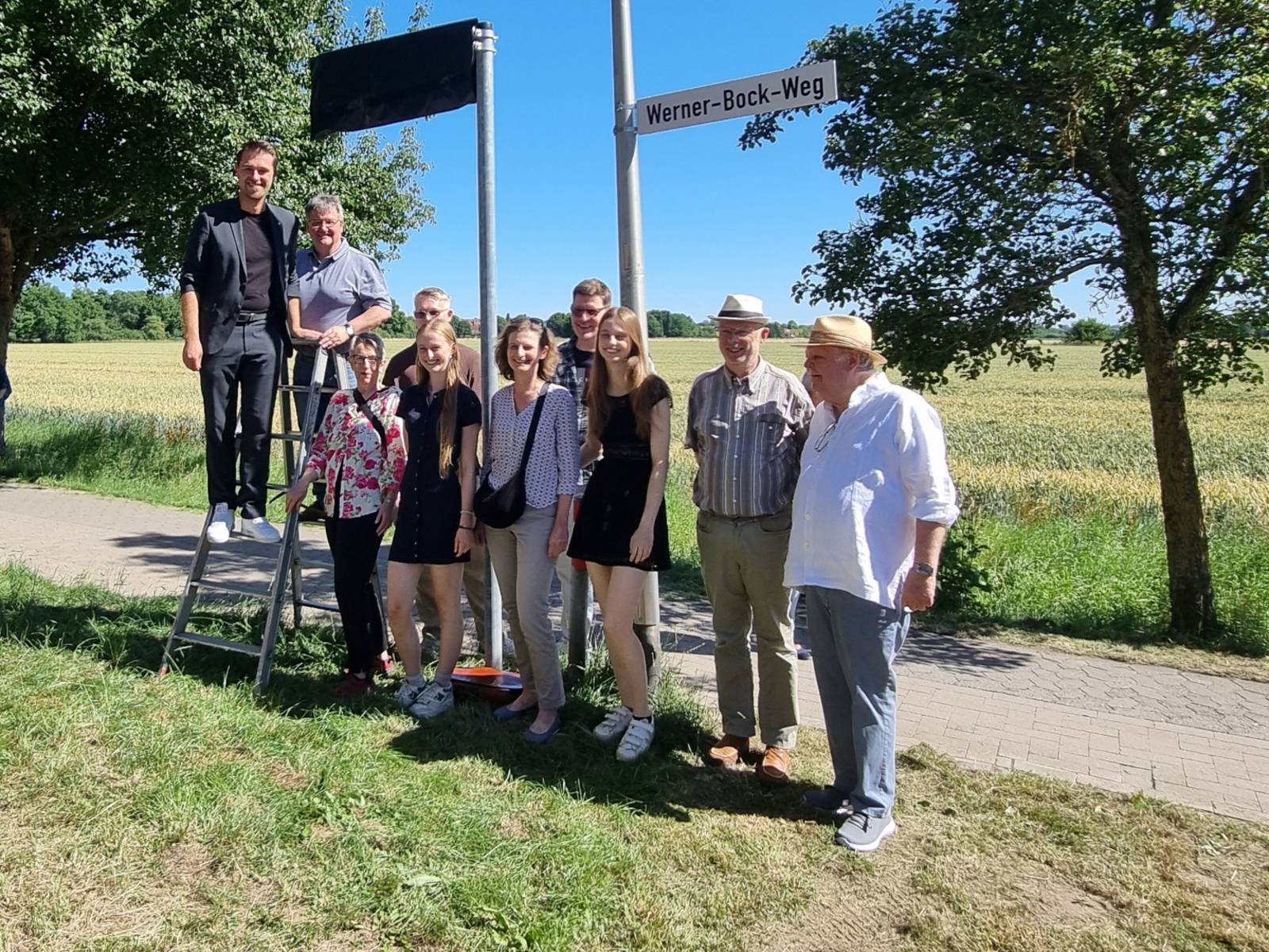 Einweihung Werner-Bock-Weg