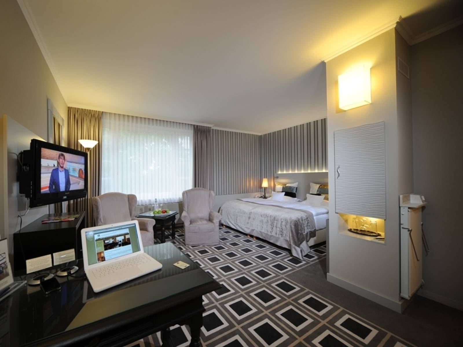 Ein Deluxezimmer im Parkhotel Kronsberg