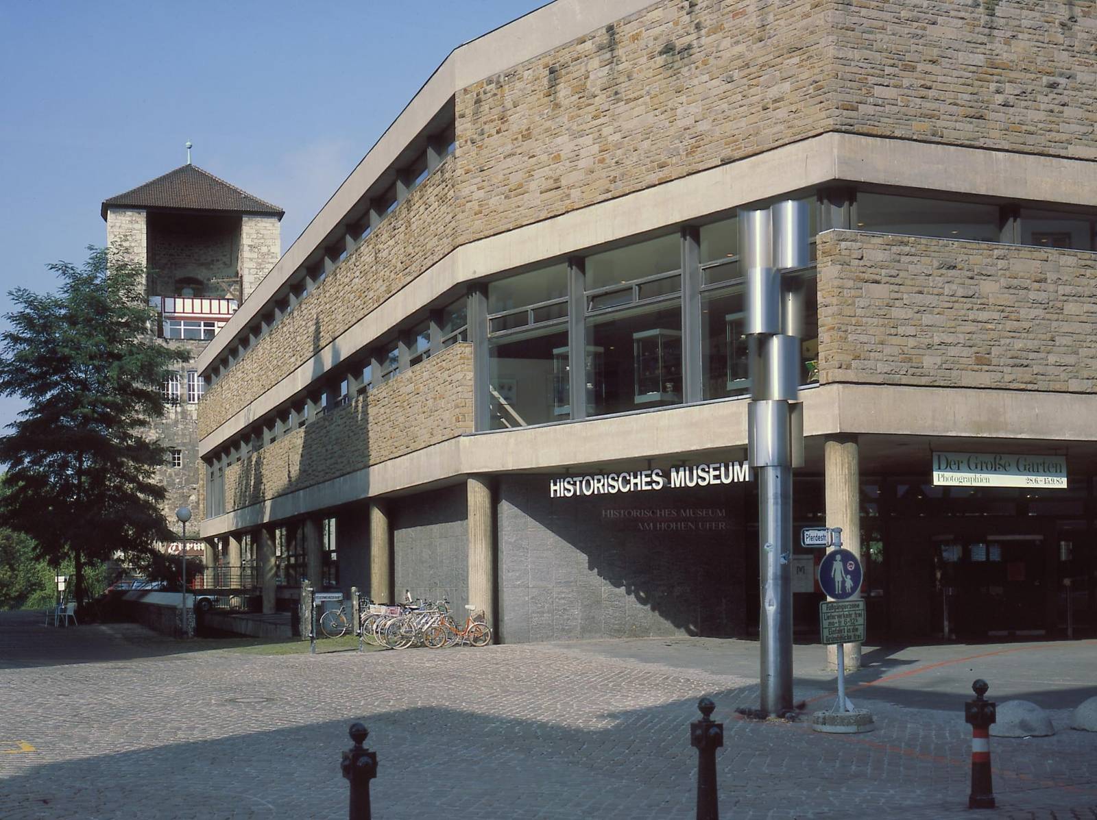 Historisches Museum Am Hohen Ufer, Außenansicht Eingangsbereich Burgstraße 
