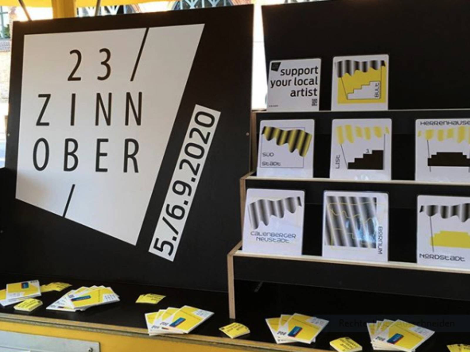Der Infostand des 23. ZINNOBER 