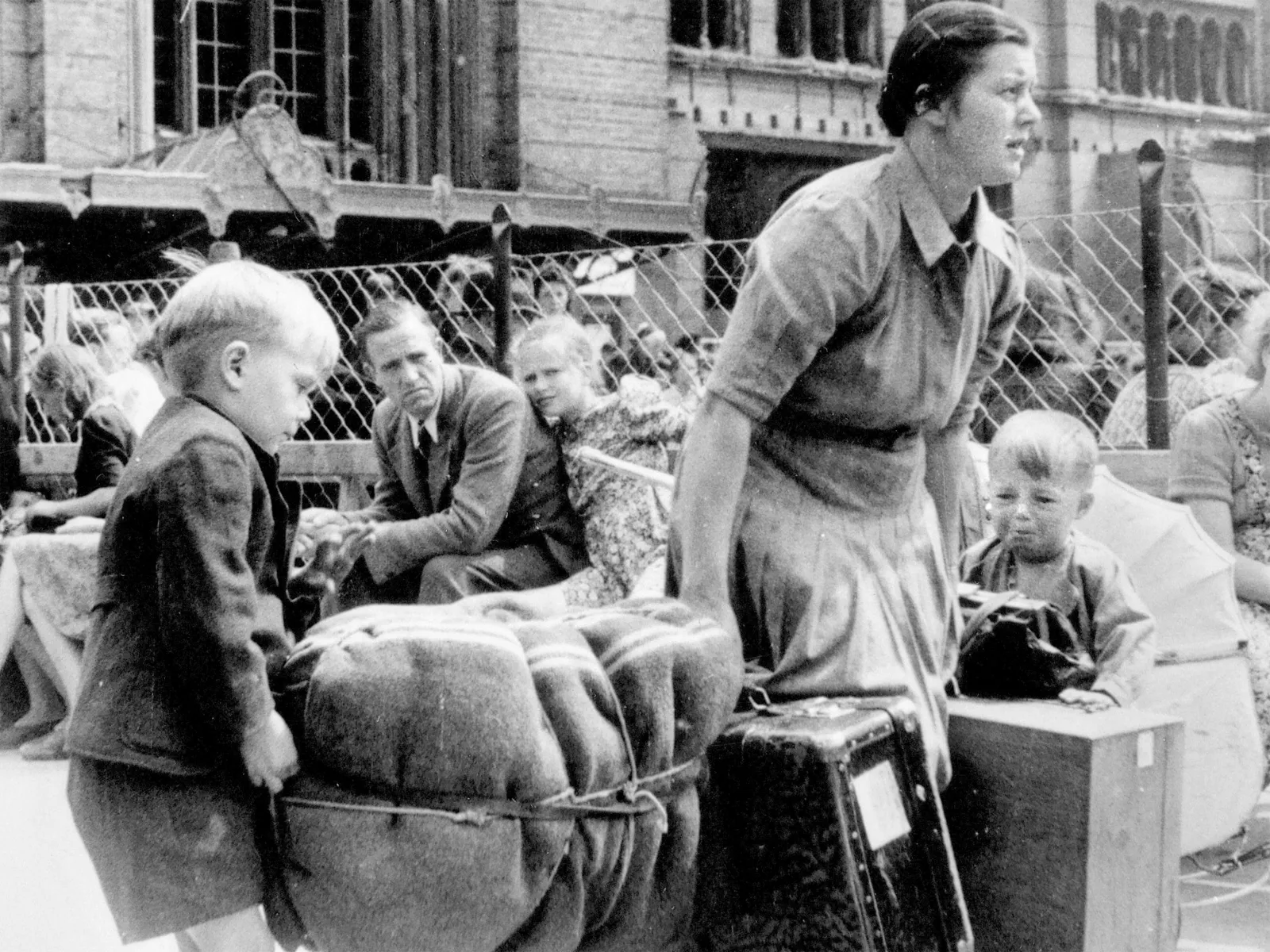 Flüchtlinge am Hauptbahnhof Hannover