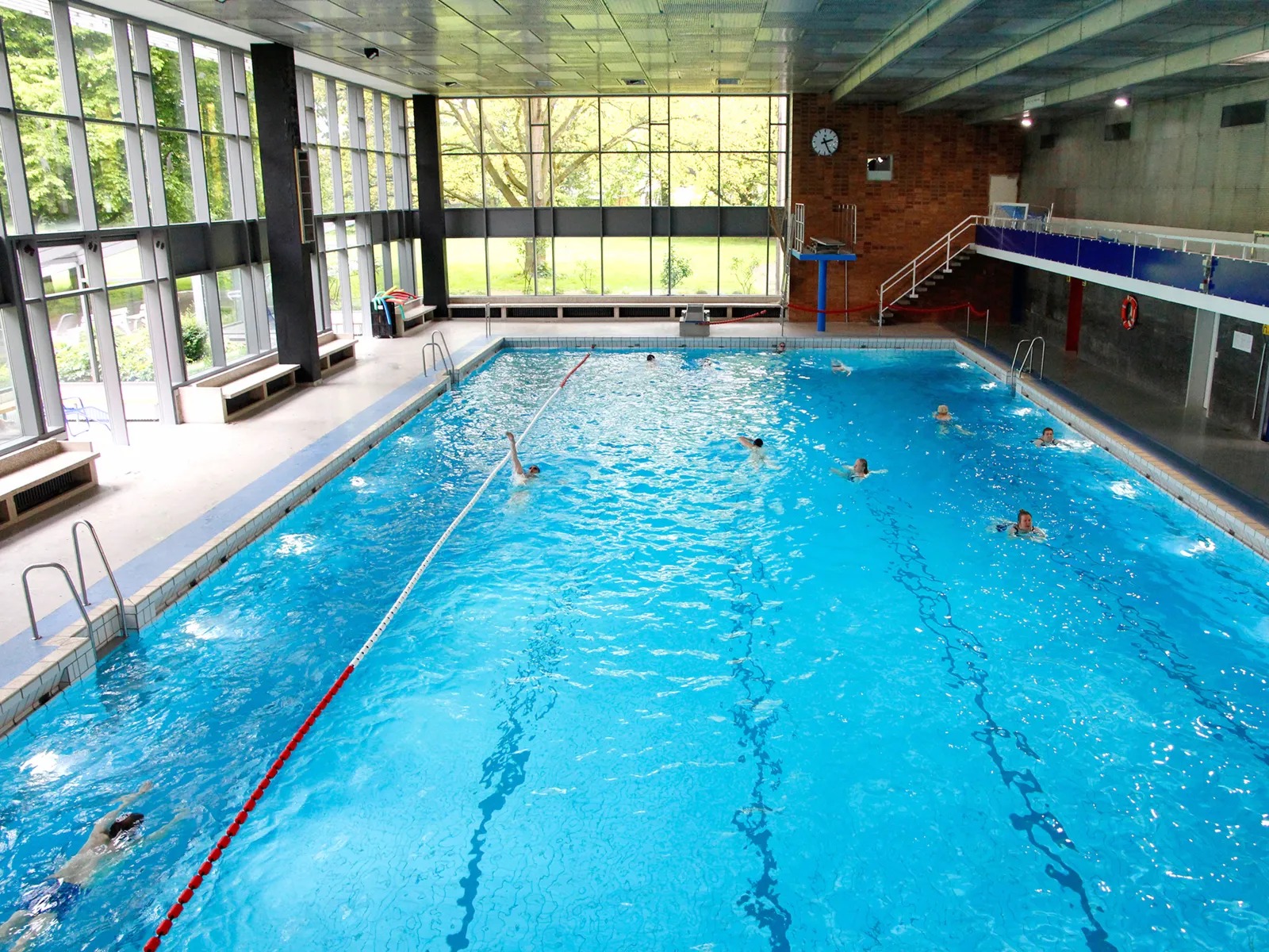 Das Schwimmbecken im Fössebad
