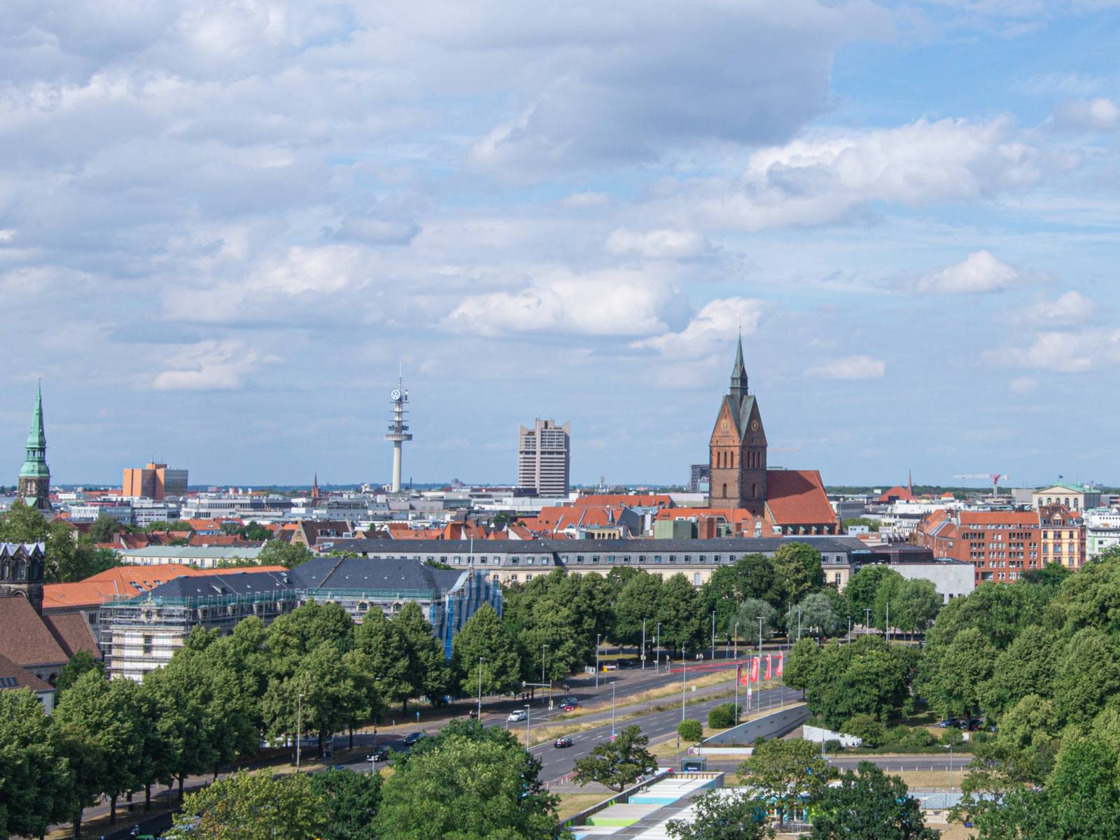 Blick auf Hannover