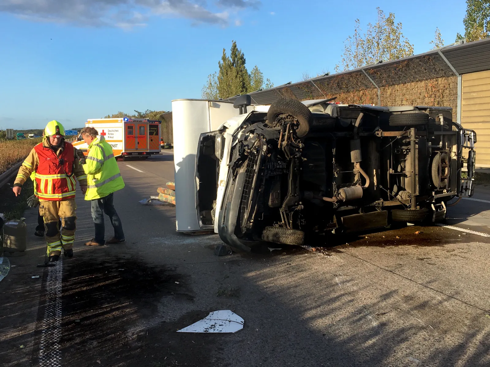 Verkehrsunfall Wohnmobil
