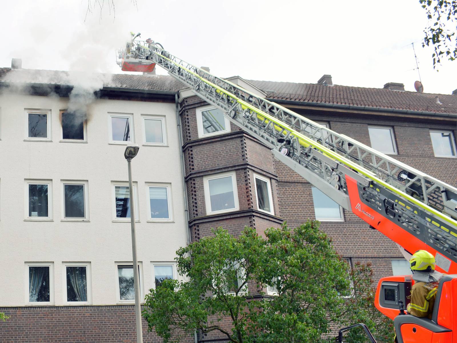 In der List kam es am Sonntag zu einem Wohnungsbrand