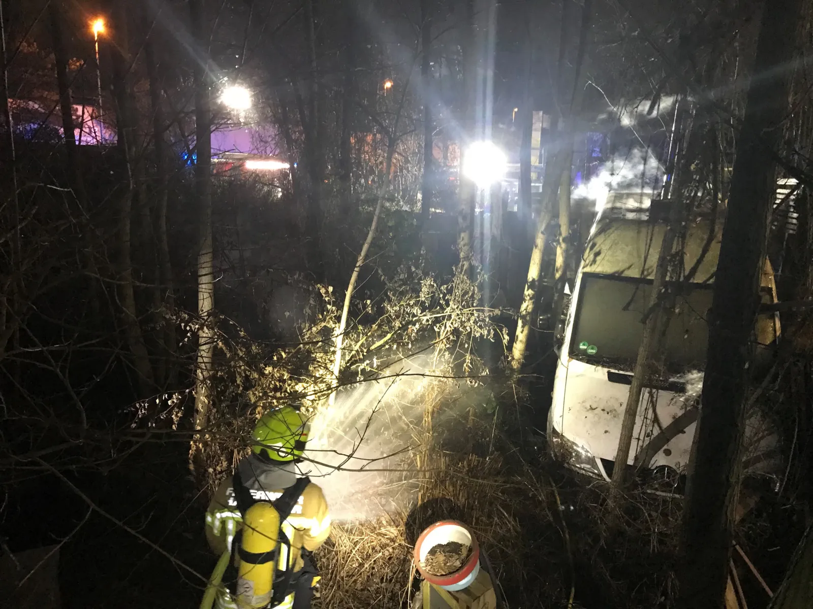 Brand eines Transporters in der Fössestraße