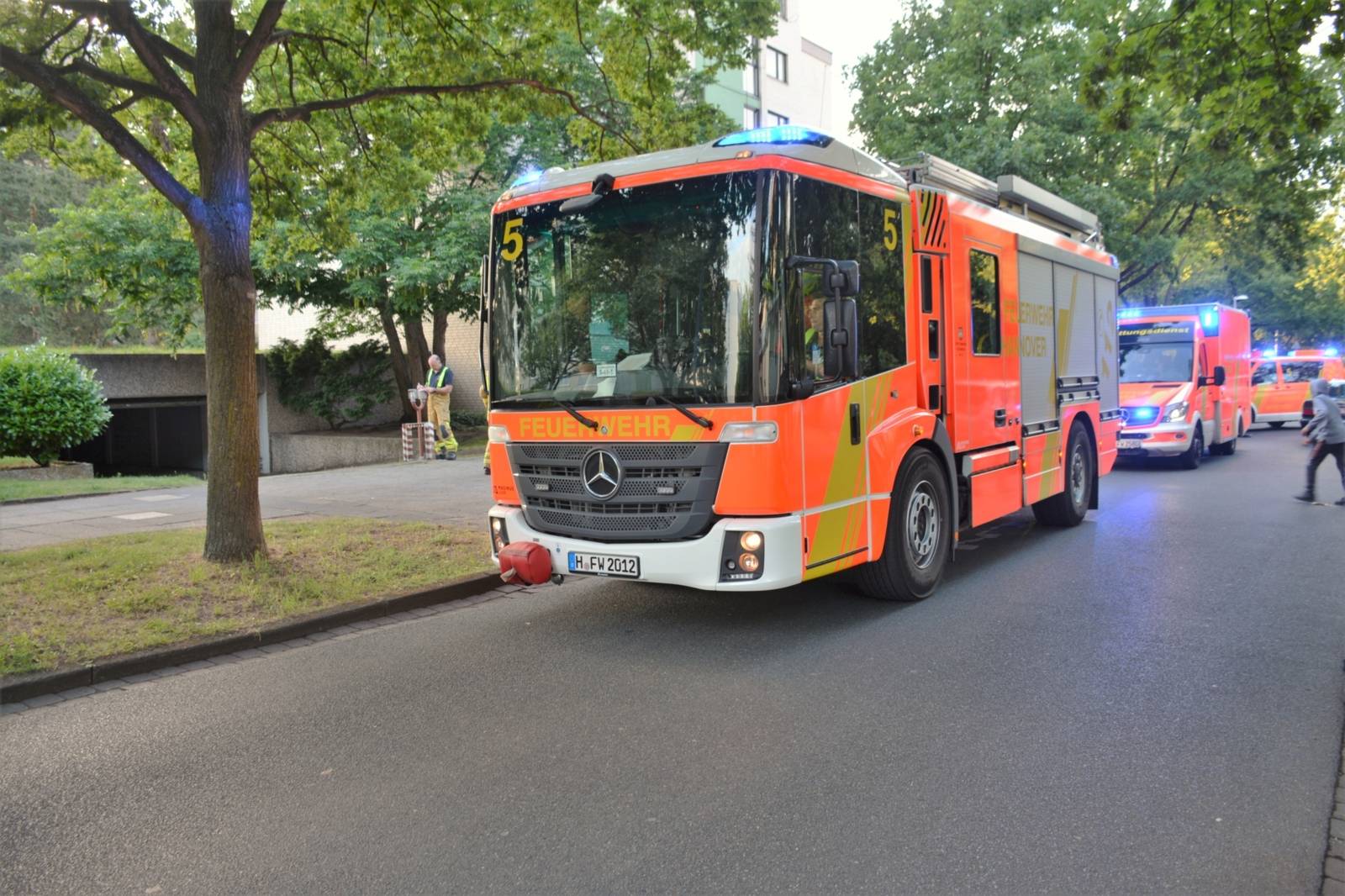 Einsatzfahrzeuge der Feuerwehr Hannover