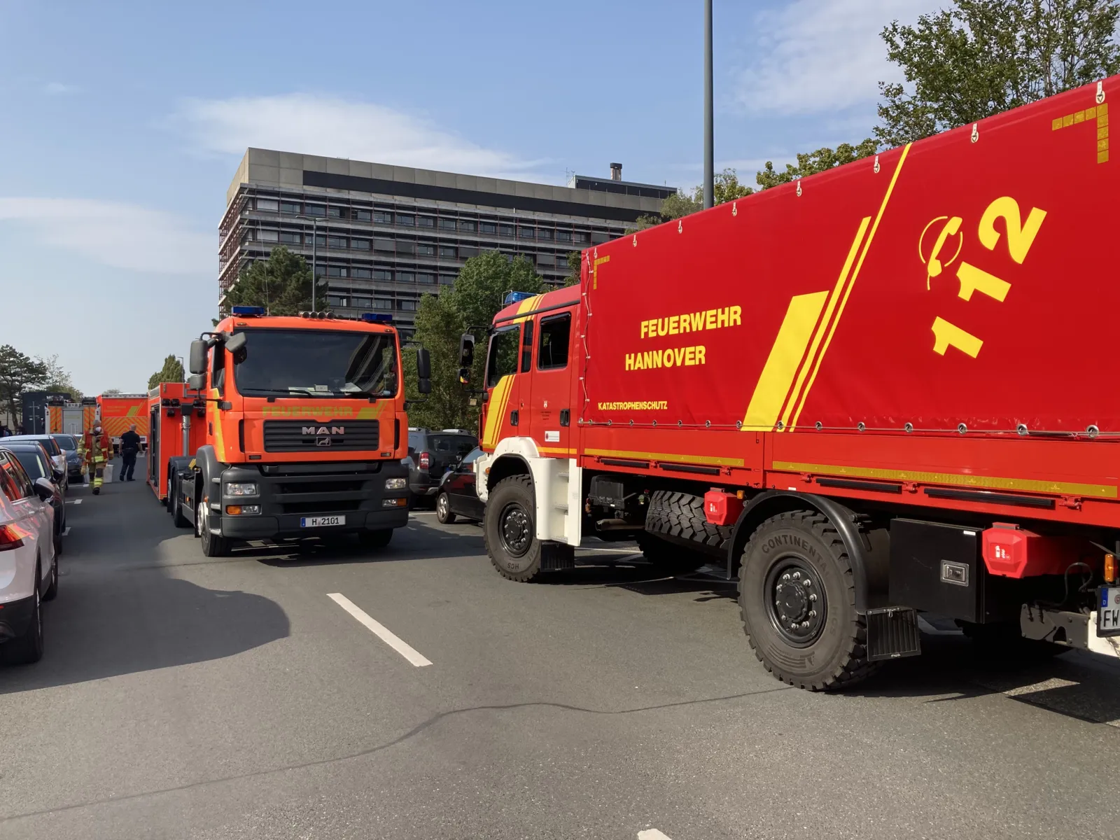 Autos der Feuerwehr Hannover