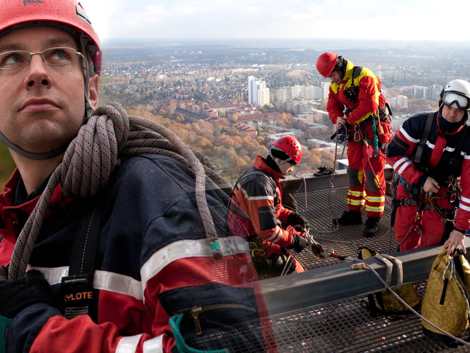 Einsatzleiter Höhenrettung-Symbolbild