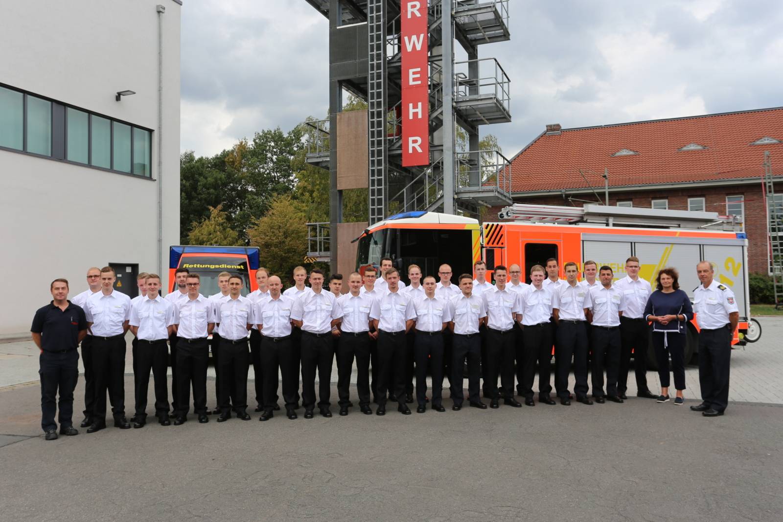 Nachwuchskräfte 2019 starten Ihre Karriere bei der Feuerwehr Hannover